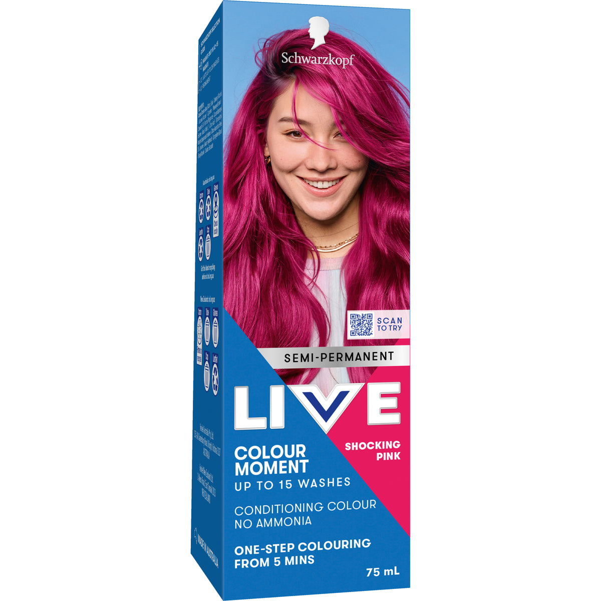 LIVE Colour U/B Shocking Pink 75ml