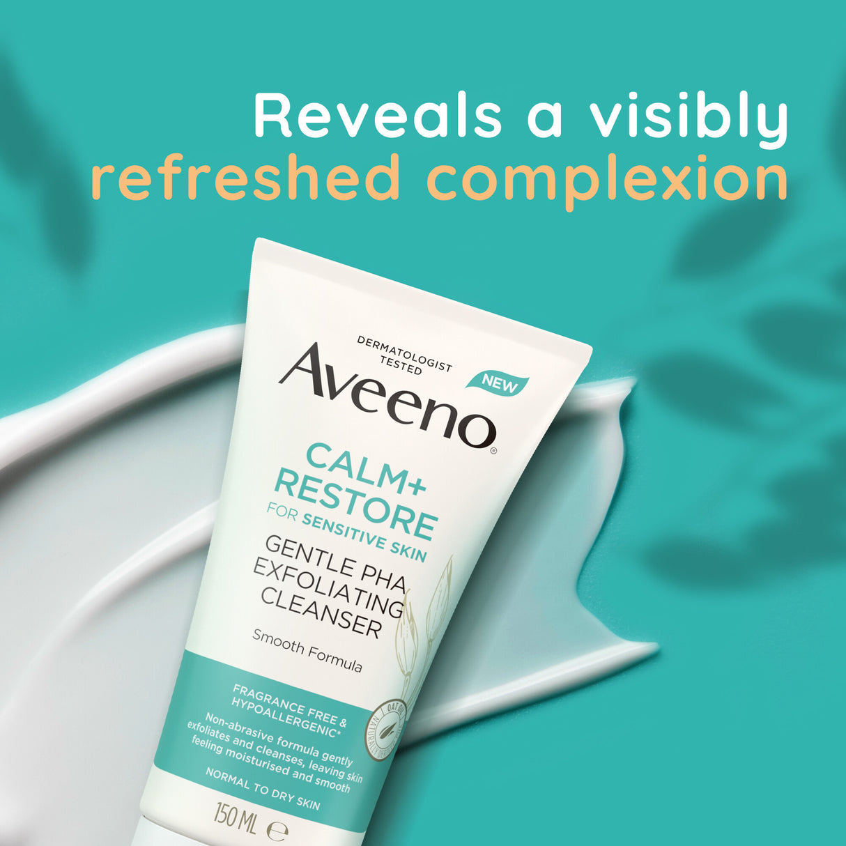 AVEENO Face Gentle PHA Clnsr 150ml