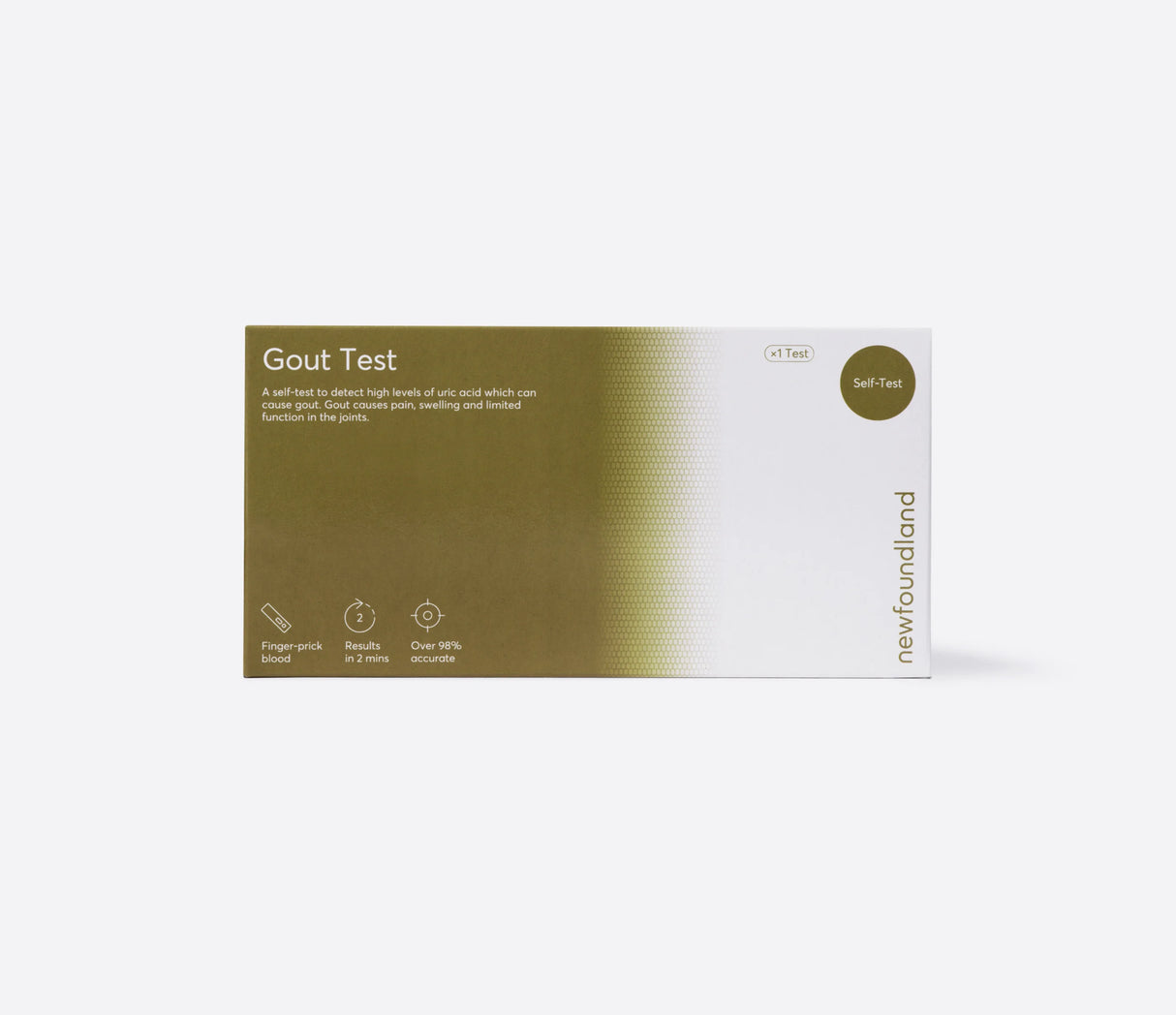 NewFoundLand Gout Test Kit 1pk