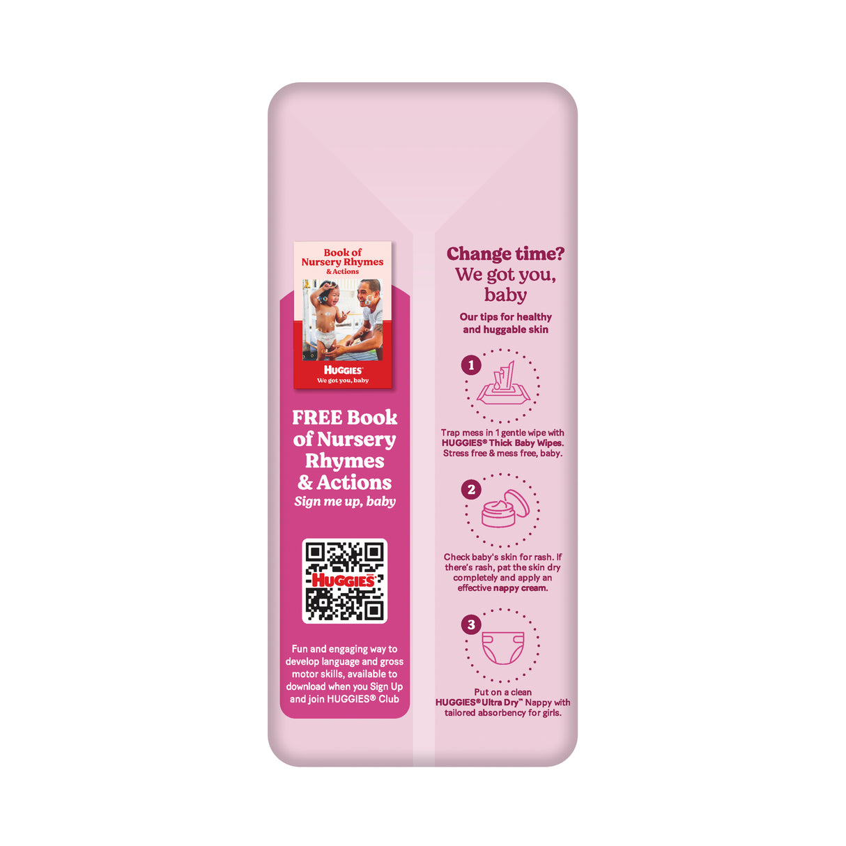 Huggies Ultra Dry Nappies Girl Size 4 (10-15kg) 36 Pack