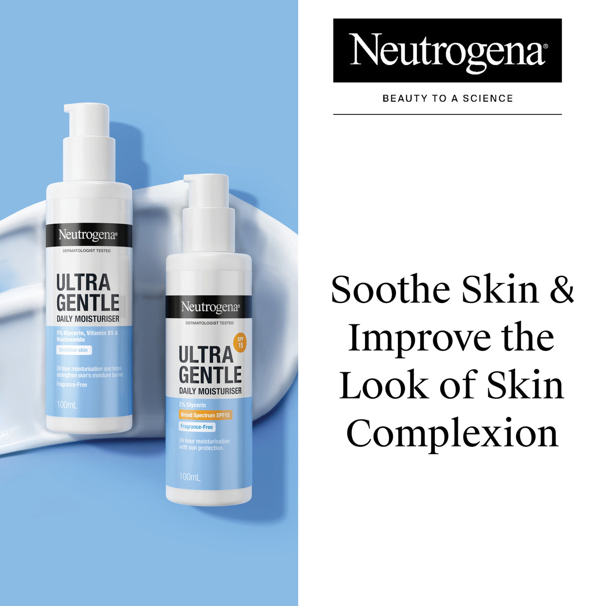 Neutrogena Ultra Gentle Moisture SPF15 100ml