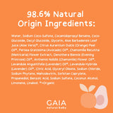GAIA Natural Baby Bath & Body Wash 500ml