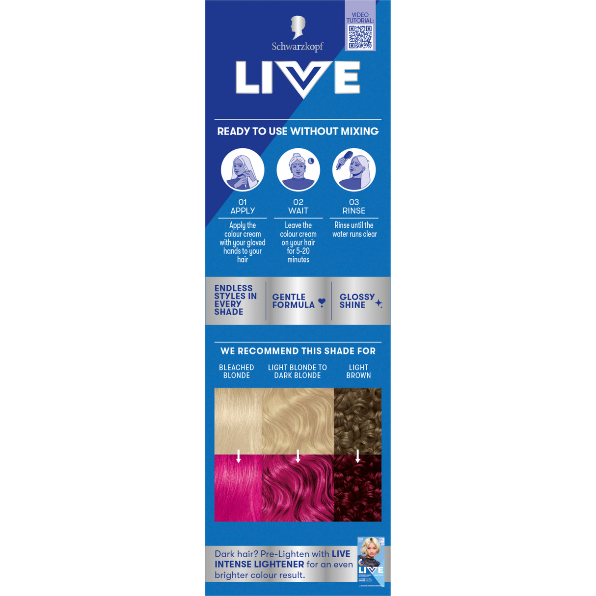 LIVE Colour U/B Shocking Pink 75ml