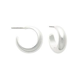 EarSense Thick 3/4 Hoop Silver