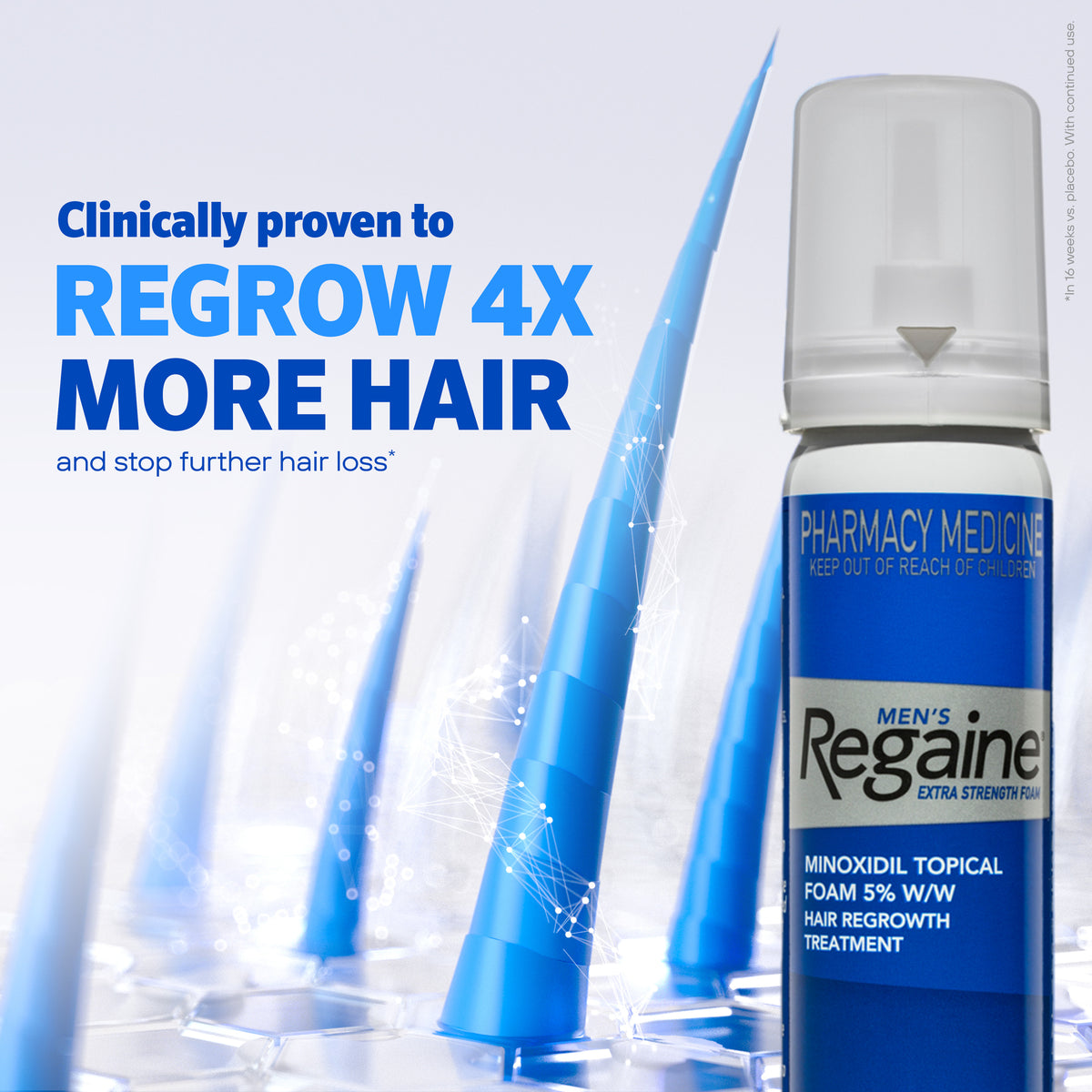 Regaine Extra Strength Solution for Men 4 Months Supply