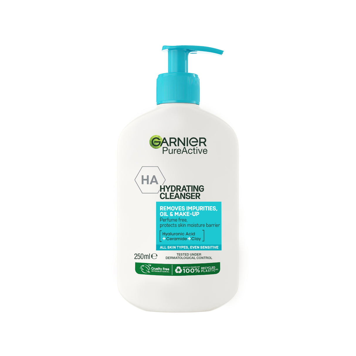 GARNIER Pure Actv Hydr Clnsr 250ml