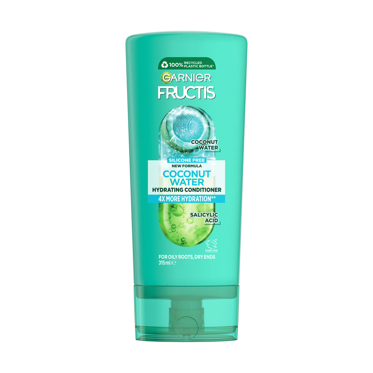 Garnier Fructis Coconut Water Oily Roots Dry Ends Conditioner 315ml