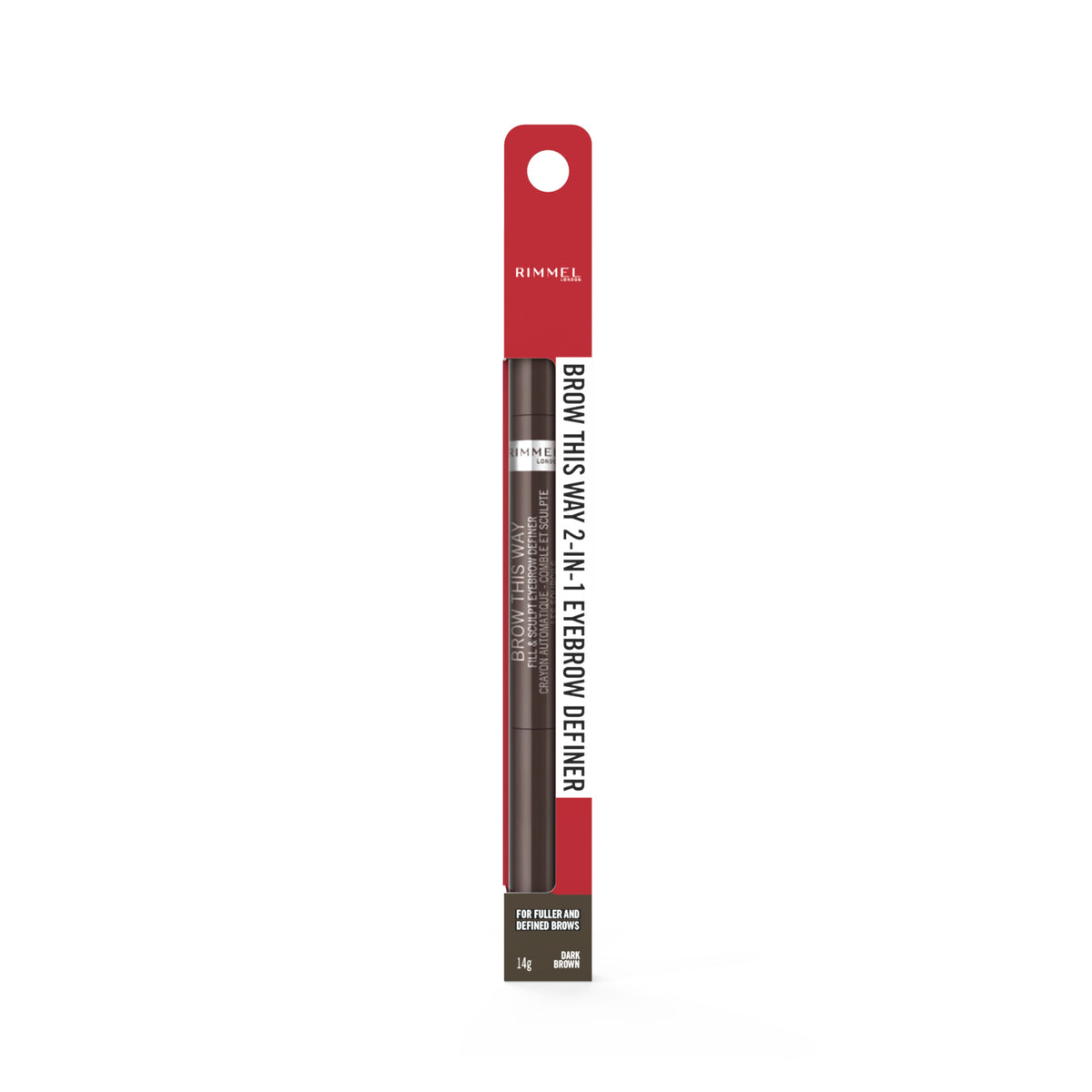 Rimmel Brow This Way Filler & Fixer DARK BROWN NP