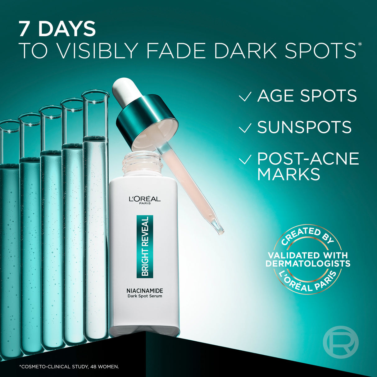 L'Oreal Bright Reveal Niacinamide Dark Spot Serum 30ml