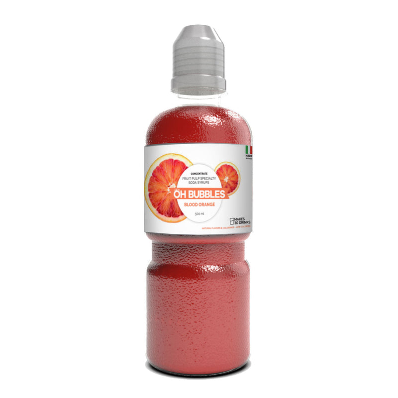Oh Bubbles Blood Orange Concentrated Soda Syrup 500ml