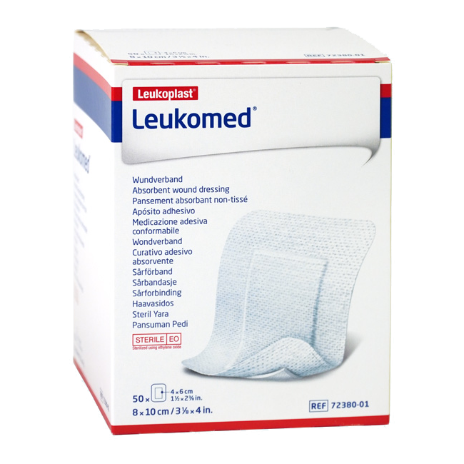 Leukomed Dressing White 8cm x 10cm  per single dressing