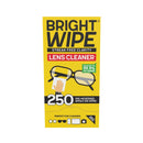 Brightwipe Antibacterial Lens Cleaner 250 Bulk