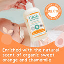GAIA Natural Baby Bath & Body Wash 500ml