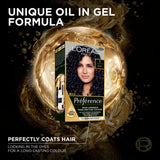 L'Oréal Paris Préférence Permanent Hair Colour - 1 Napoli (Black)