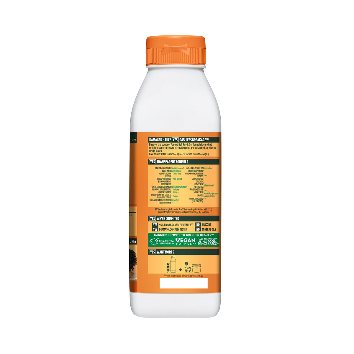 Garnier Fructis Hair Food Papaya Conditioner 350mL