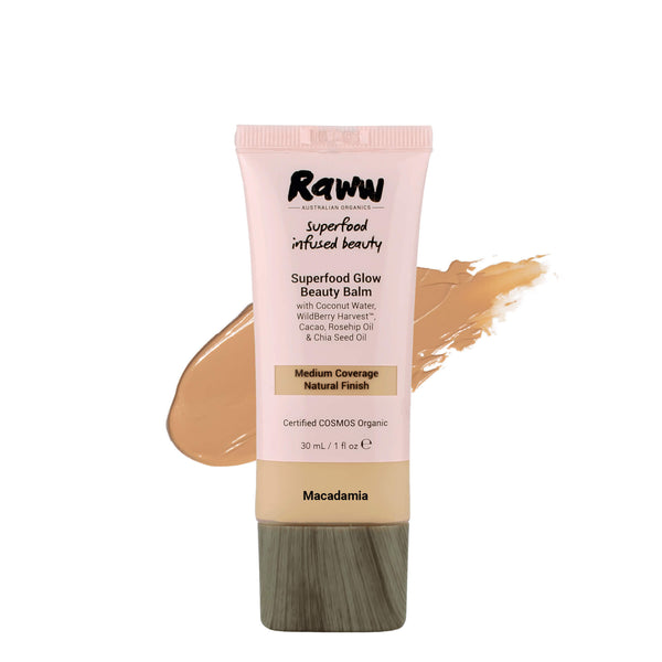 RAWW Superfood Glow Beauty Balm Cream Macadamia 30ml
