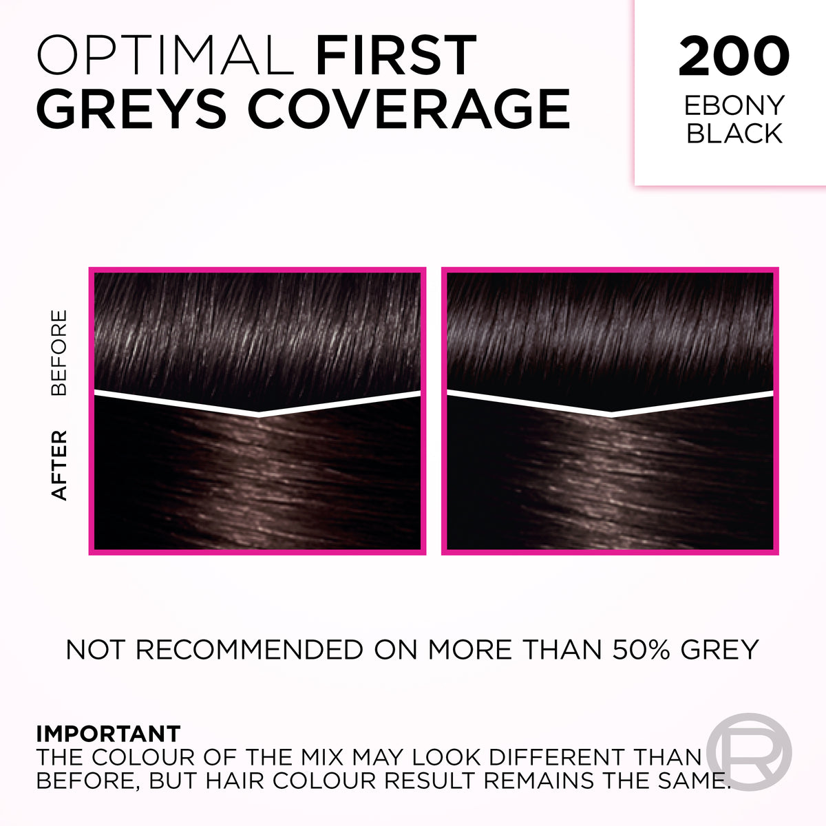 L'Oréal Paris Casting Crème Gloss Semi-Permanent Hair Colour - 200 Ebony Black (Ammonia Free)