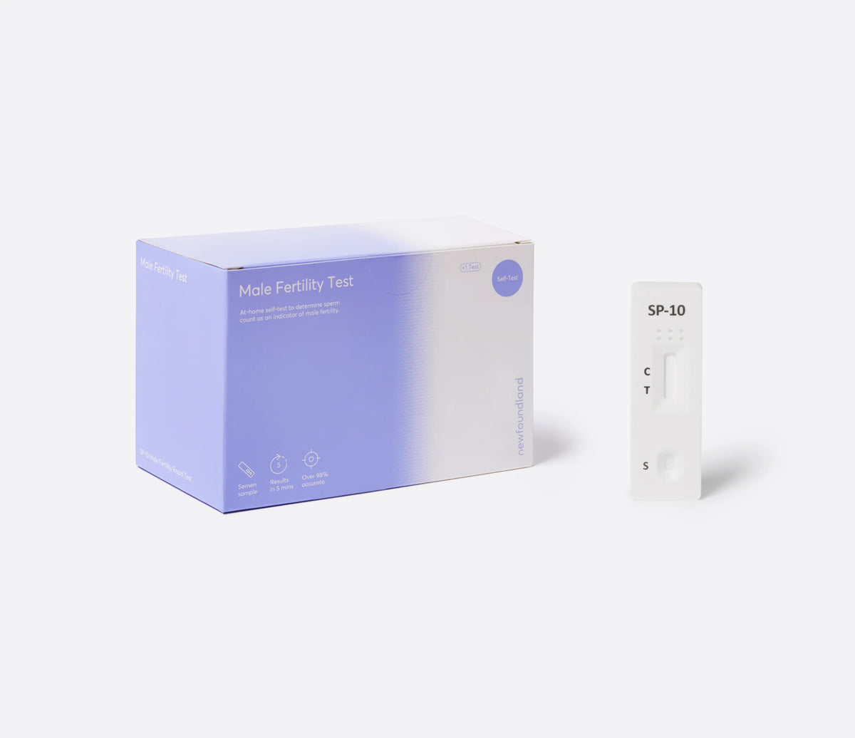NewFoundLand Male Fertility Test Kit 1pk