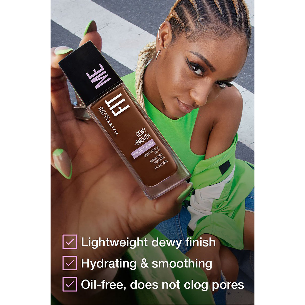 Maybelline Fit Me Dewy & Smooth Foundation 120 Classic Ivory C