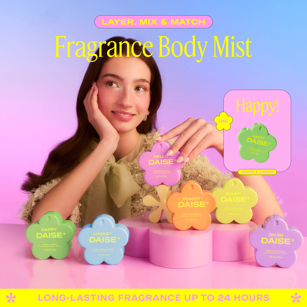 DAISE Happy Fragrance Body Mist 100ml