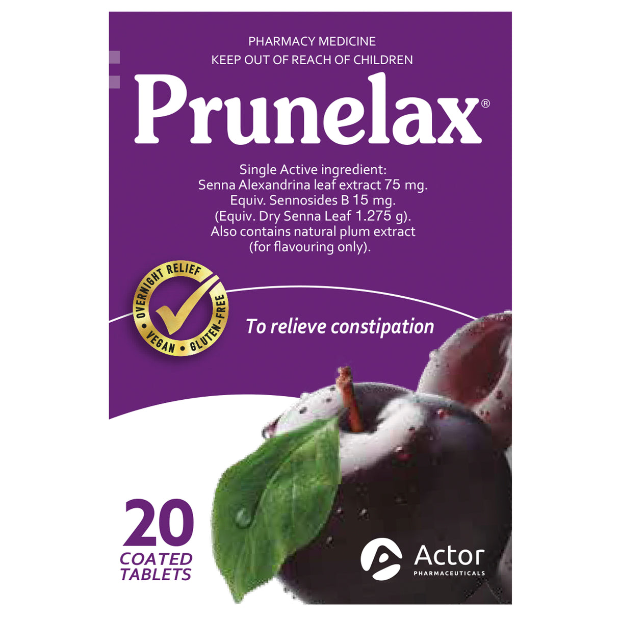 Prunelax 20 Tablets