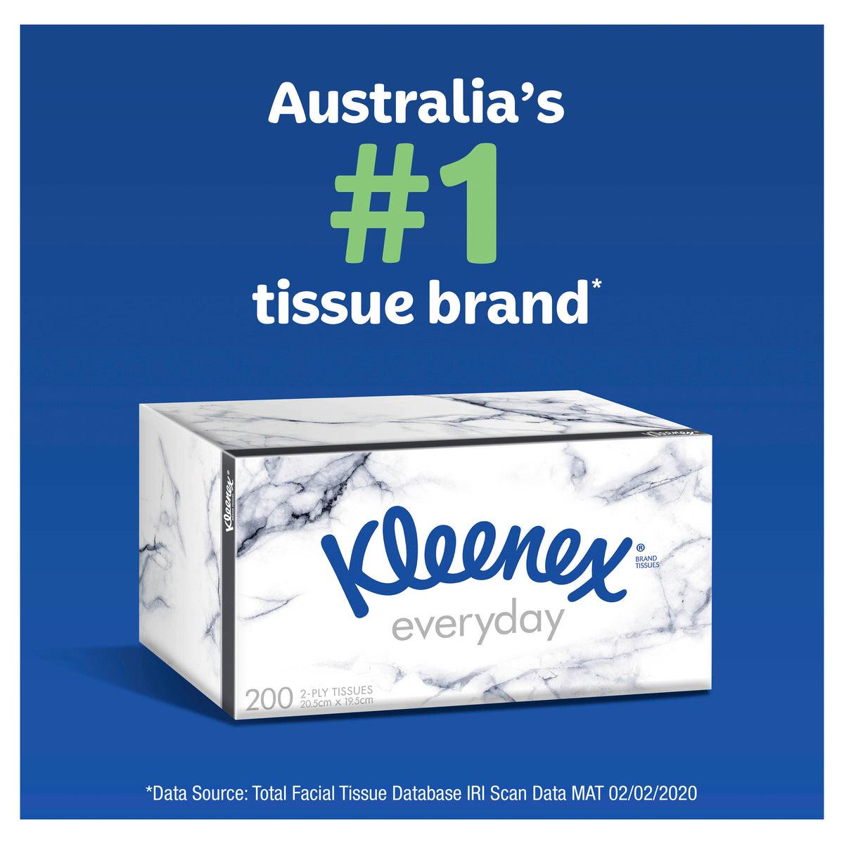 Kleenex Everyday Kids Facial Tissue 200 Pack