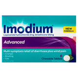 Imodium Advanced Diarrhoea Plus Wind Pain Chewable Tablets Mint Flavour 6 Pack
