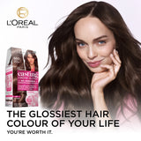 L'Oréal Paris Casting Crème Gloss Semi-Permanent  Hair Colour - 500 Medium Brown (Ammonia Free)