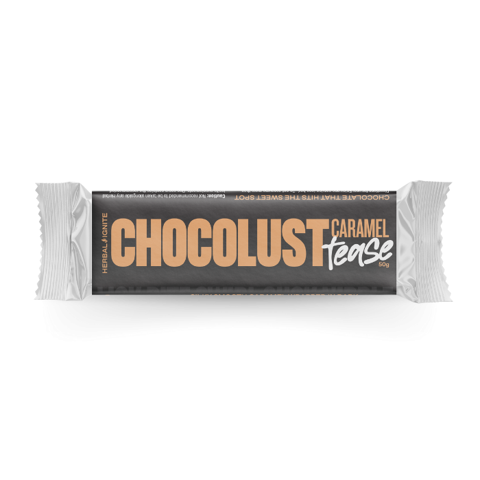 Herbal Ignite Chocolust Caramel Tease Bar 50g