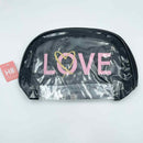 Cosmetic Bag Love Black 3 set