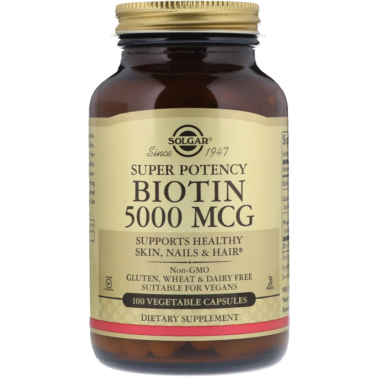 SOLGAR Biotin 5000 ug 100pk