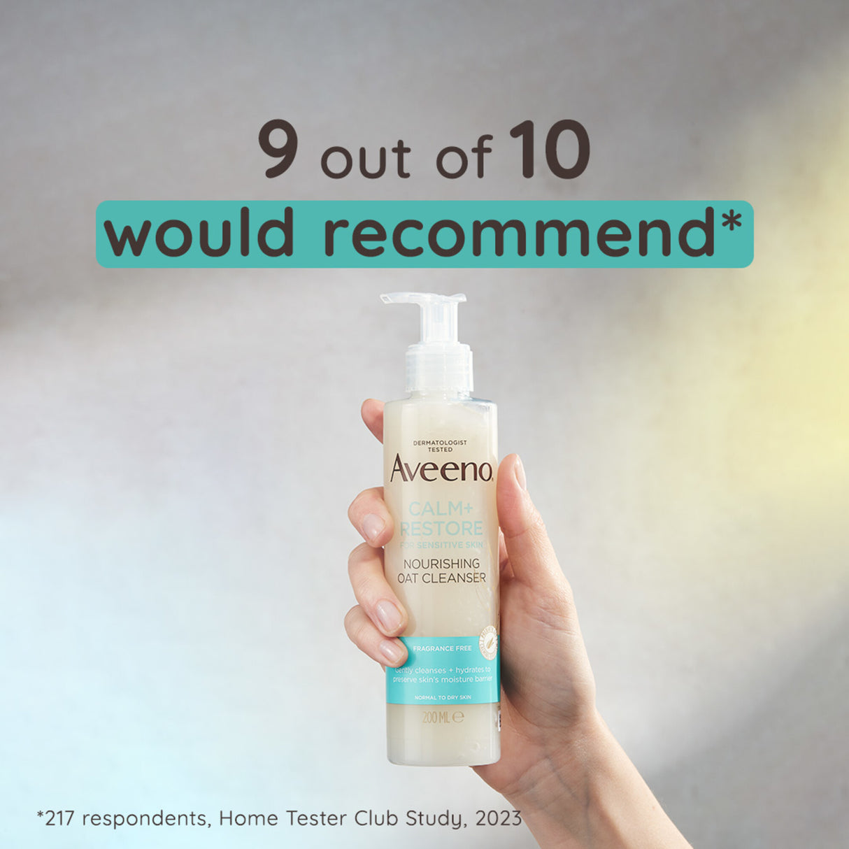 Aveeno Calm And Restore Nourishing Oat Cleanser 200ml