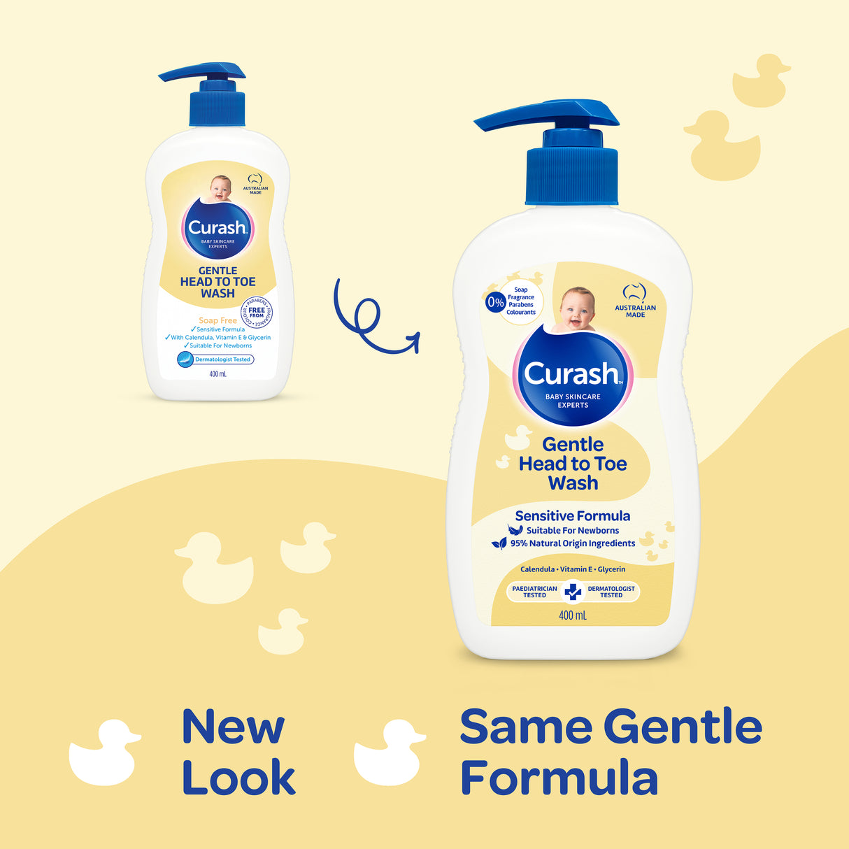 Curash Gentel Head To Toe Wash 400ml