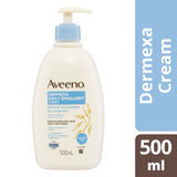 Aveeno Dermexa Daily Emollient Fragrance Free Body Cream Moisturise Protect Dry Itchy Eczema Prone Sensitive Skin 500mL