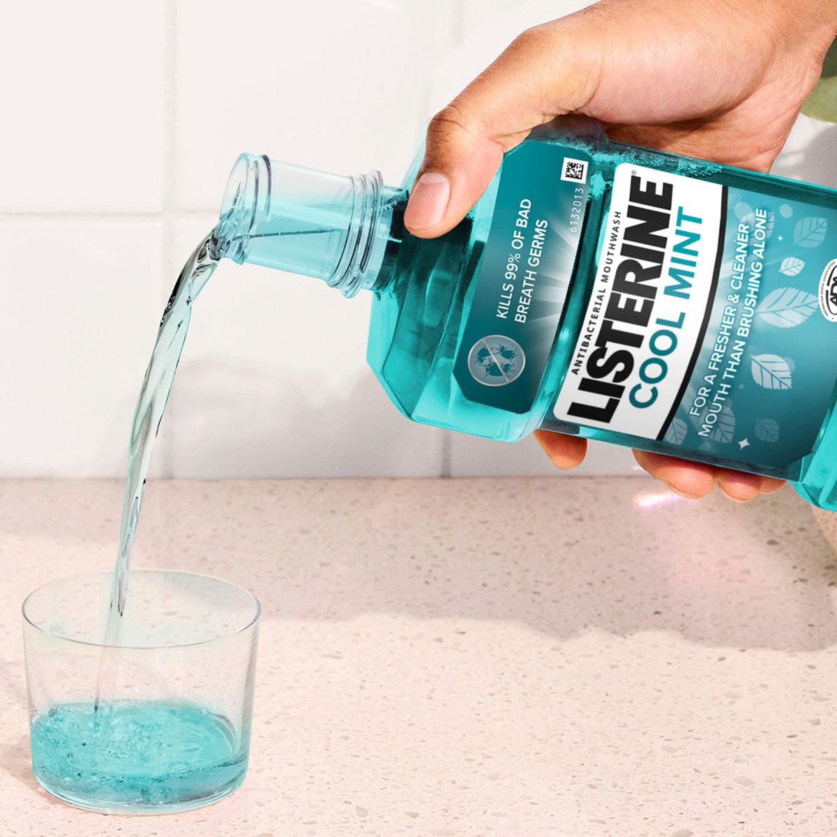 Listerine Cool Mint Antibacterial Mouthwash 500mL