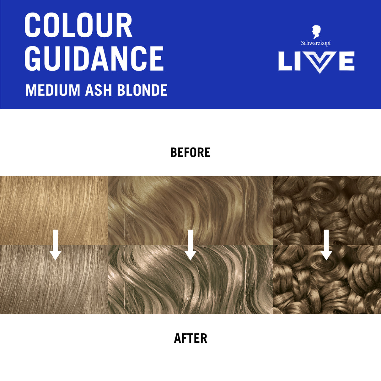 Schwarzkopf Live Colour Permanent 7-1 Med Ash Blnde