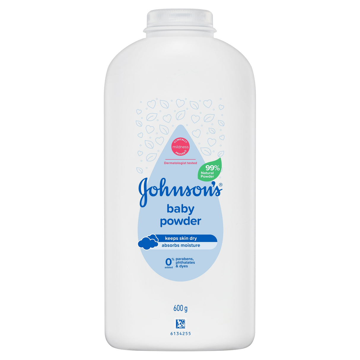 JOHNSONS Baby Pure Corn. Pwd 600g