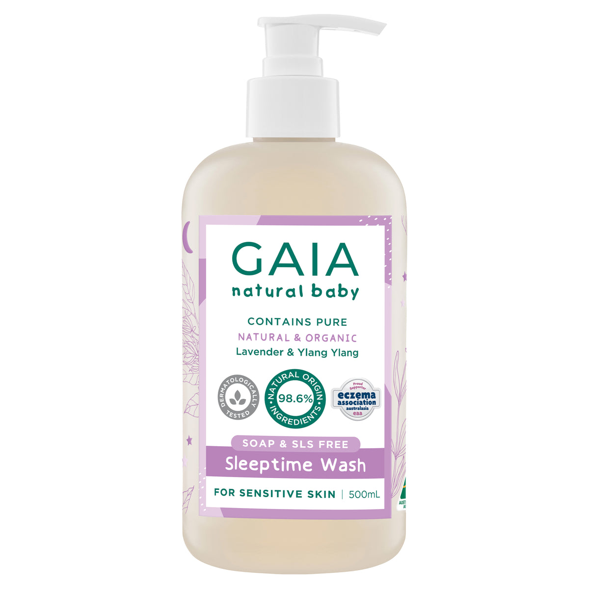 GAIA Baby Sleeptime Bath Wash 500ml