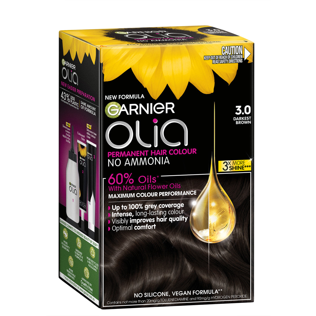 Garnier Olia 3.0 Blackish Brown