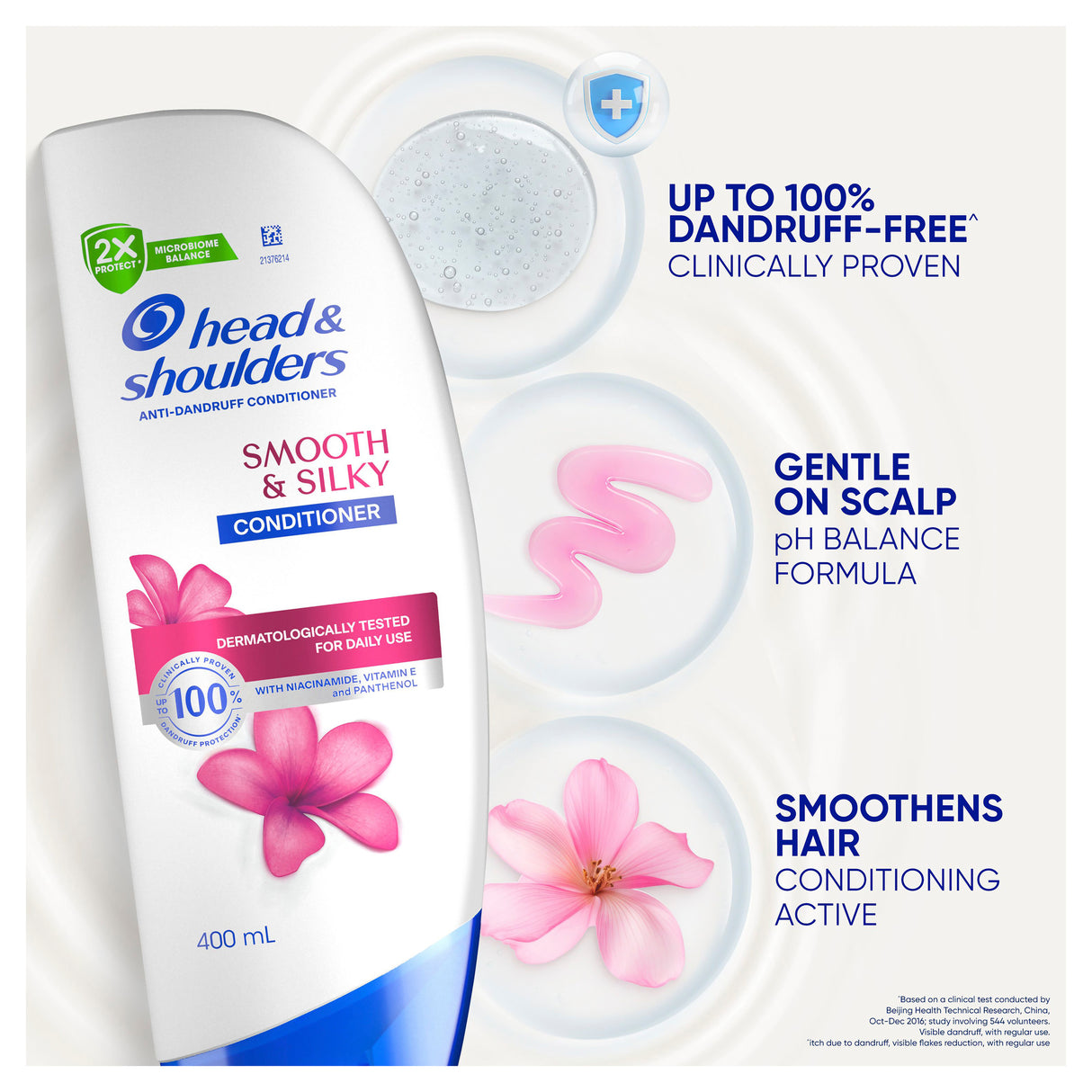 Head & Shoulders Smooth & Silky Anti Dandruff Conditioner for Smooth & Silky Hair 400 ml