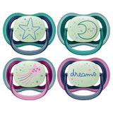 Philips Avent Soother Ultra Air Night 6-18m 2pk