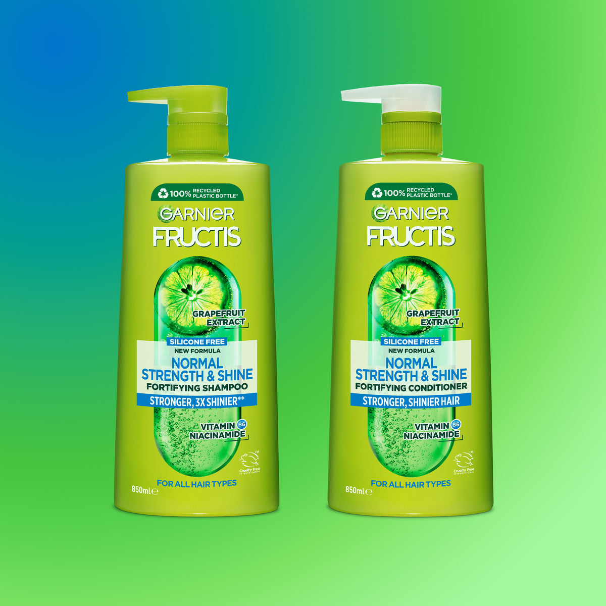 Garnier Fructis Normal Strength & Shine Normal Hair Shampoo 850ml