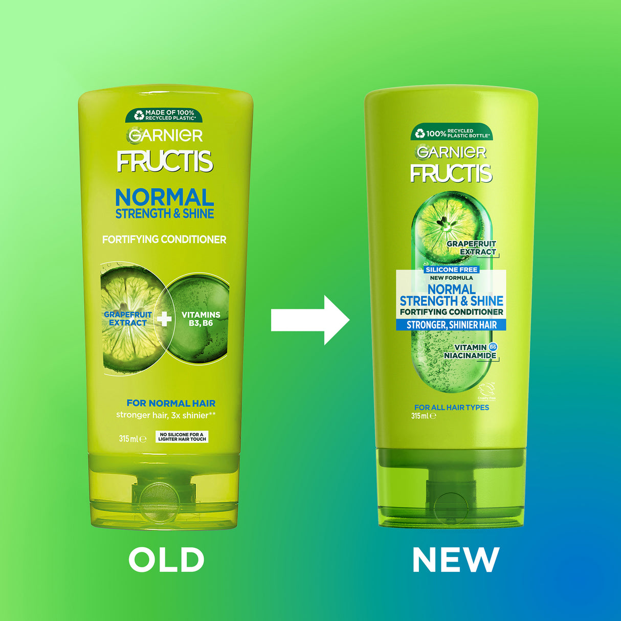 Garnier Fructis Normal Strength & Shine Normal Hair Conditioner 315ml
