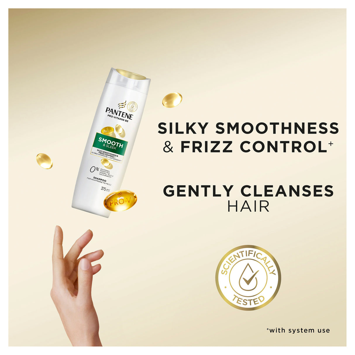 Pantene Pro-V Daily Moisture Renewal Shampoo: Moisturising Shampoo for Dry Hair 375 ml