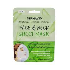 DERMA V10 FACE & NECK MASK Aloe Vera