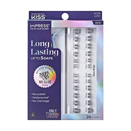 Kiss imPress Long Lasting Press On Lashes Demi Wispy