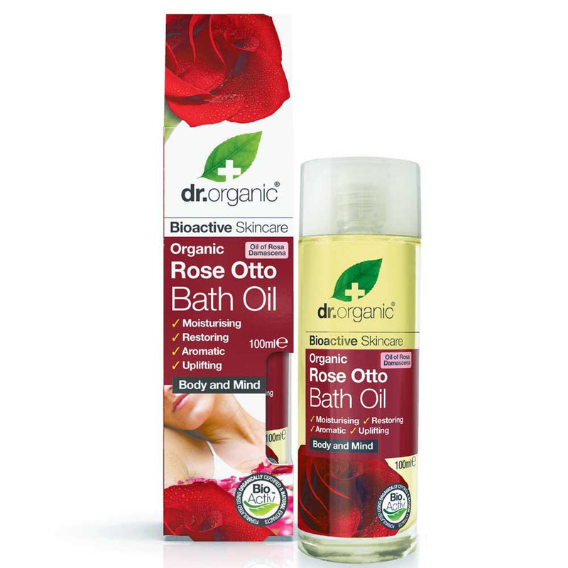 Dr. Organic Rose Otto Bath Oil 100ml