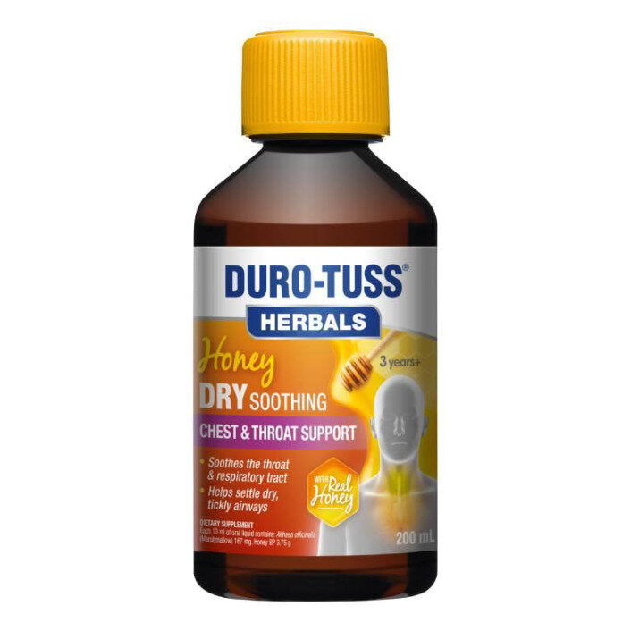 Duro-Tuss Herbal Dry Soothing Chest & Throat Support 200ml