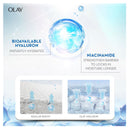 OLAY LUMINOUS HYALURON+ NIACINAMIDE GEL SERUM 30ML.