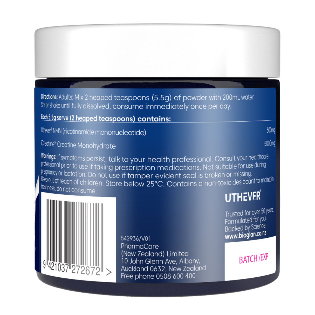 BIOGLAN NMN + Creatine 180g